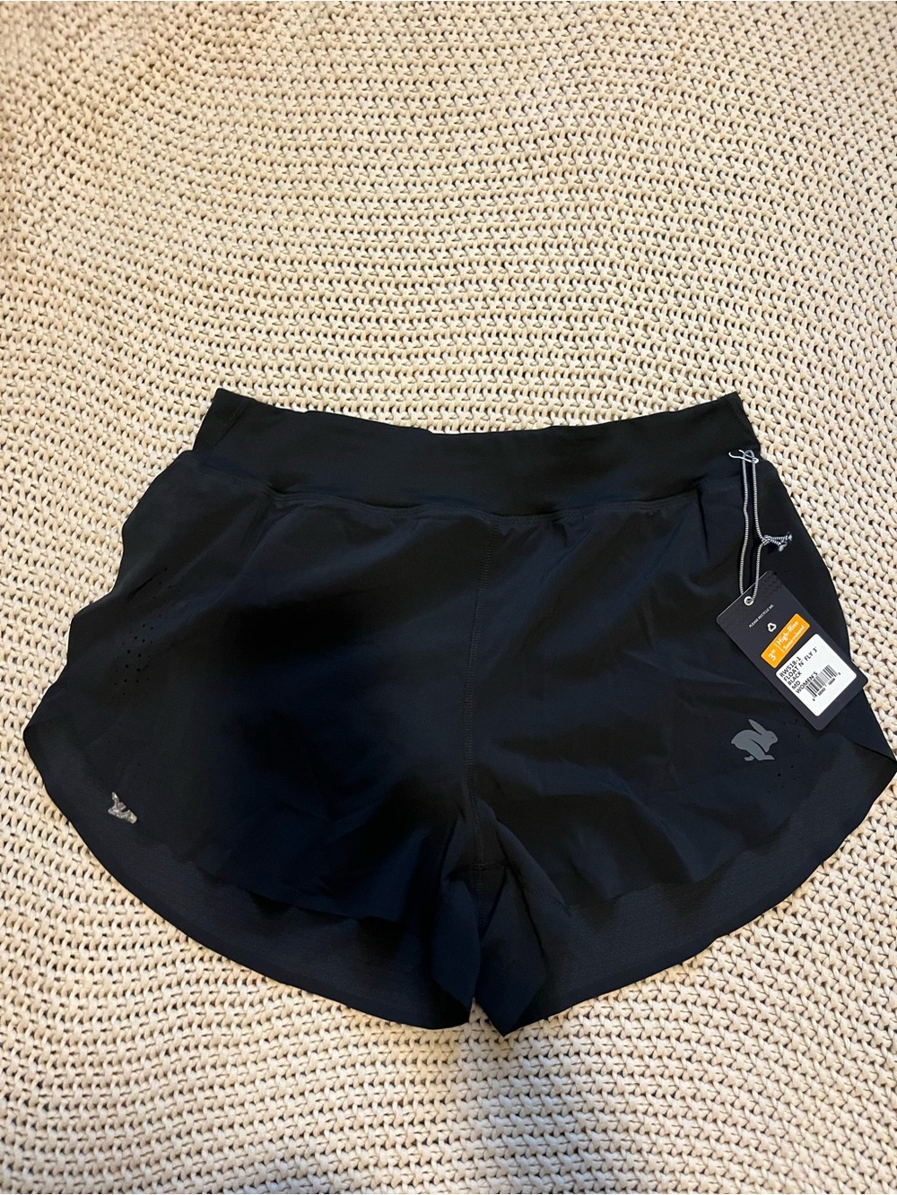 Rabbit Float n Fly 3” Medium Women’s Athletic Running Shorts Reflective Accents